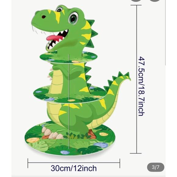 T-Rex Dino Birthday Party Pack: Decor, Favors & Tableware! - Picture 3 of 12